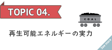 再生可能エネルギーの実力
